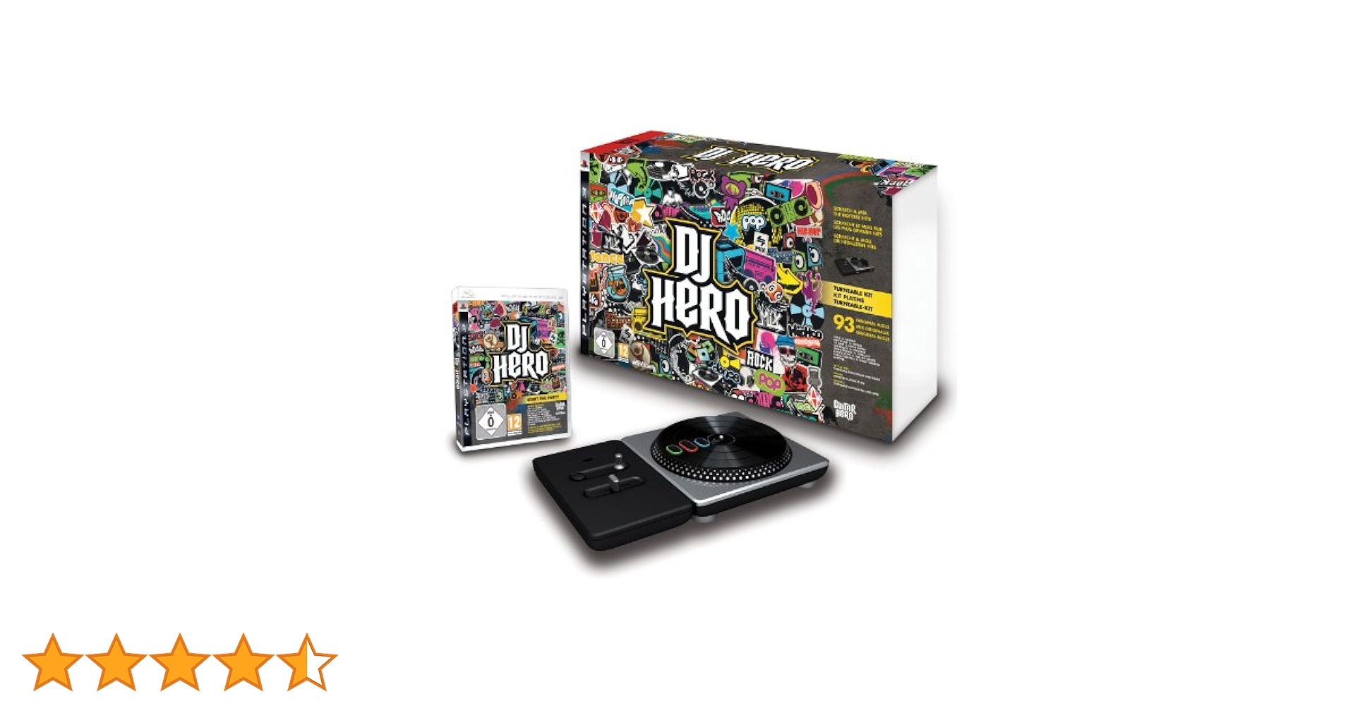 PS3 DJ Hero Bundle with Turntable: Sony PlayStation 3